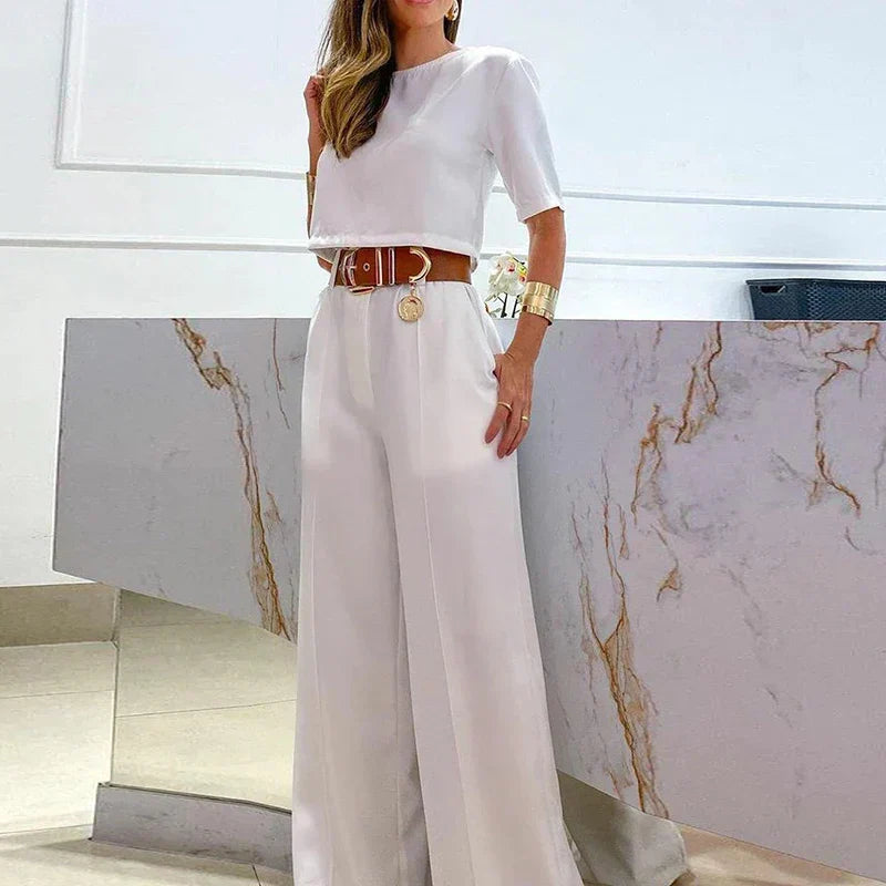 Edmonton Essence™ | Chic Top & Pants Set