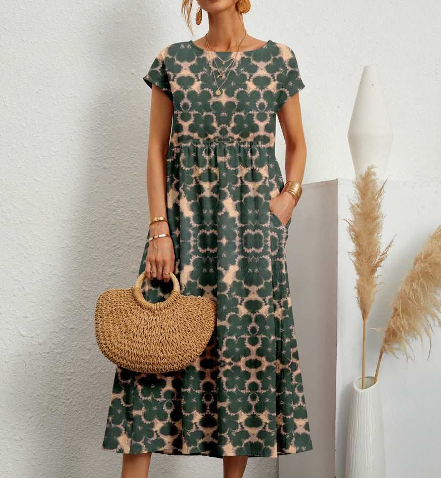 Edmonton Essence™ | Elegant Floral Dress