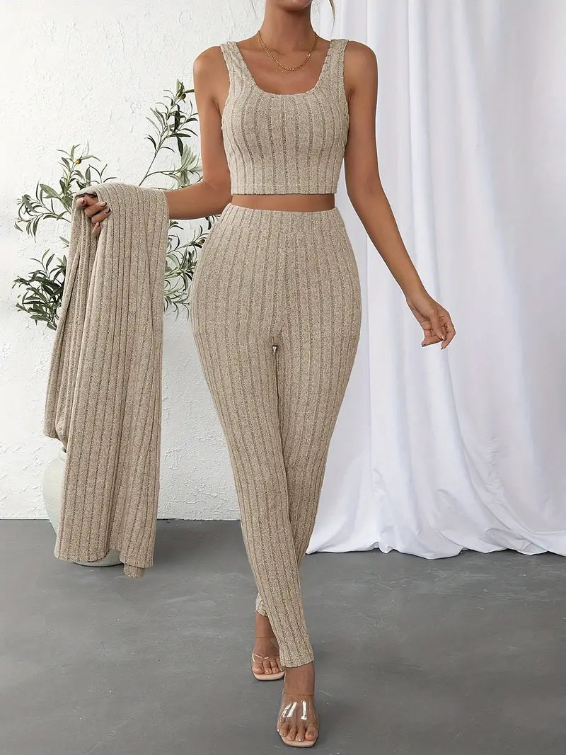 Edmonton Essence™ | Chic Three-Piece Jumpsuit